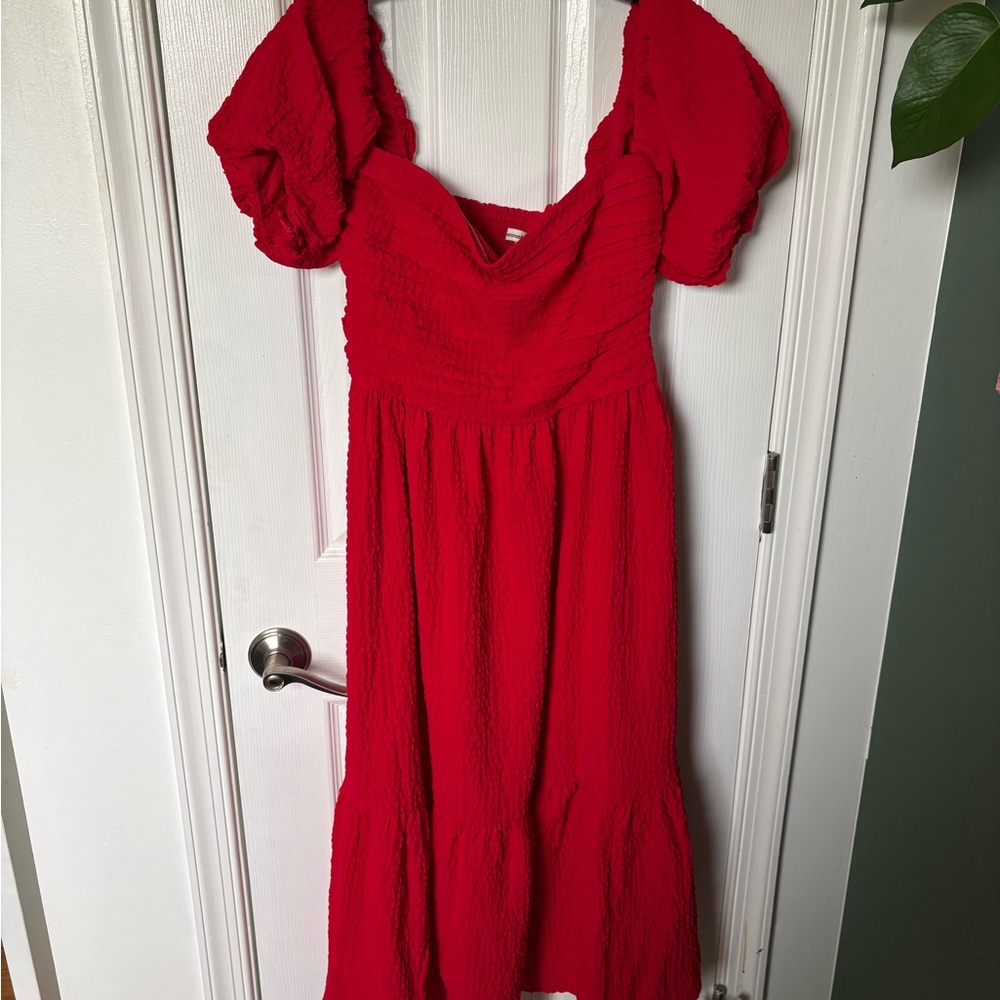 The A&F Emerson Off-The-Shoulder Midi Dress Size S